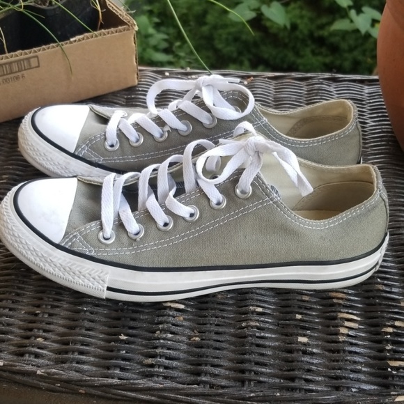 green grey converse